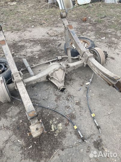 Задний мост газель