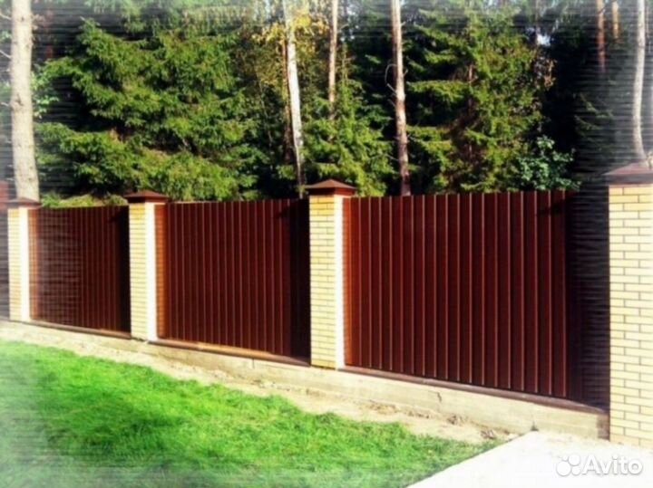 Забор из профлиста