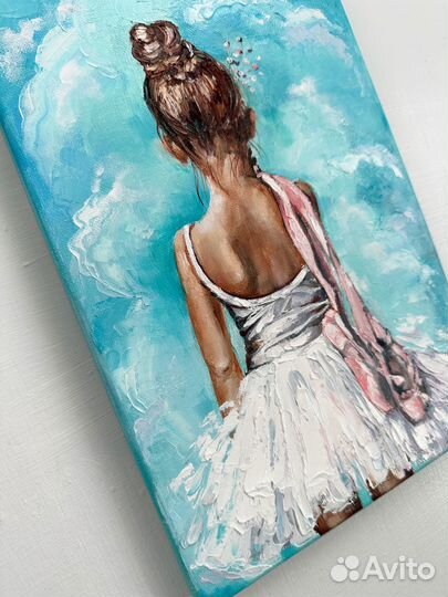 Картина маслом Балерина Картина с балериной