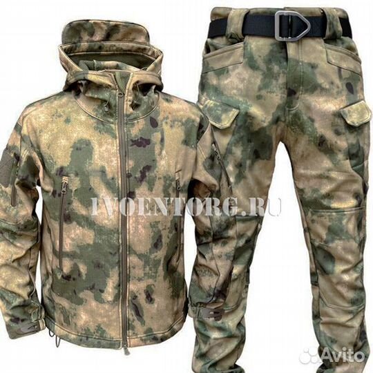 Тактический костюм SoftShell демисезонный