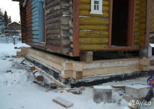 Замена венцов / поднятие домов