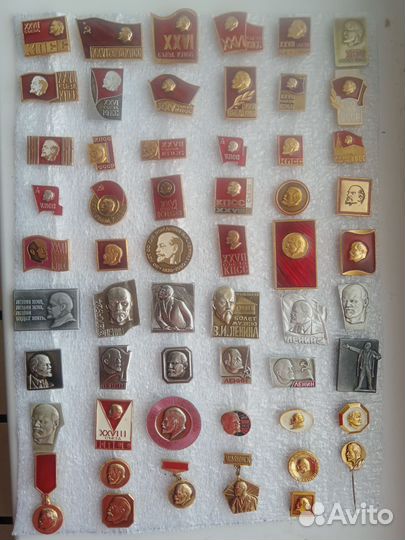 Значки СССР В.И.Ленин