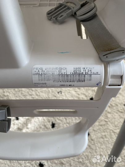 Стульчик для кормления peg perego prima papa zero