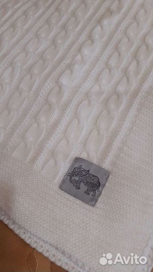 Плед детский вязаный, конверт,одеяло