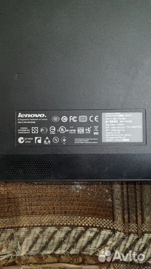 Ноутбук lenovo G580