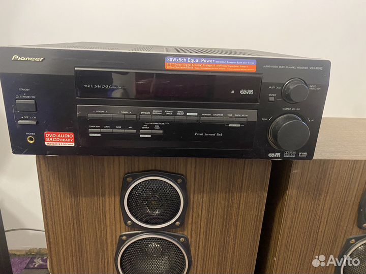 Ресивер pioneer vsx-d512 акустика Орбита 35ас-016