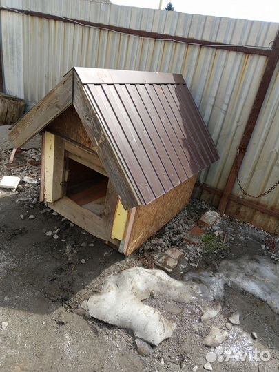 Будка для собаки утепленная