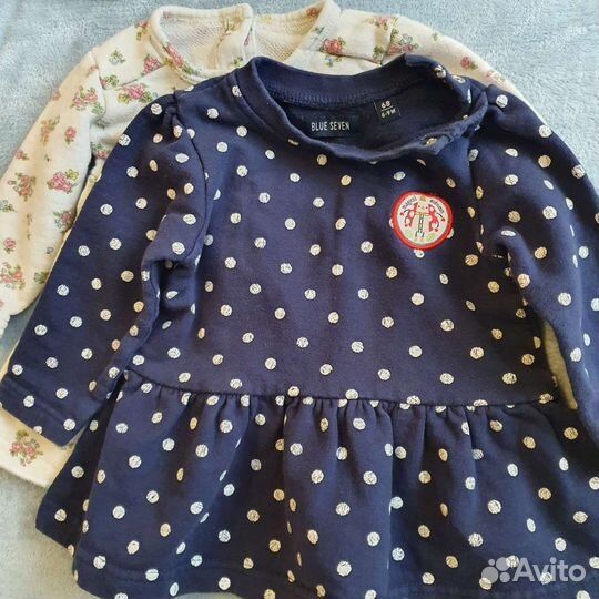 Детские вещи пакетом для девочек от 3-6-9 мес