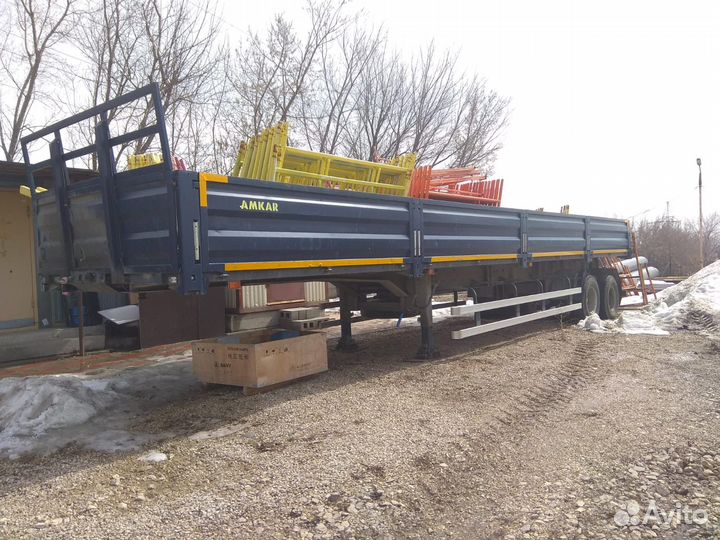 Полуприцеп бортовой Амкар (Автомастер) AMKAR-9408, 2020