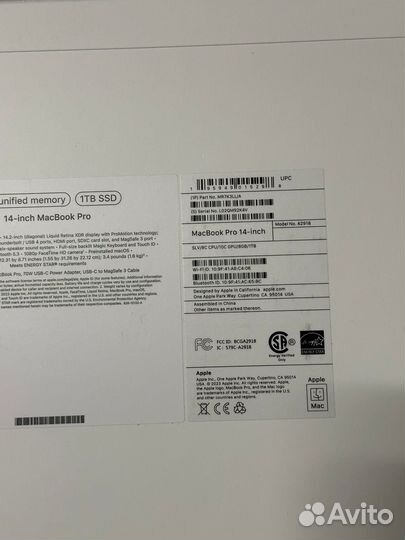 Apple MacBook Pro 14 m3 1tb