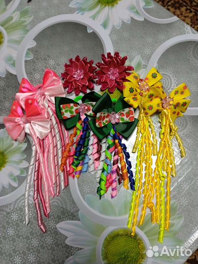 Резинки для волос ручной работы