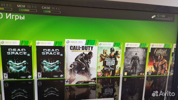 Xbox 360 slim прошитый 60 игр