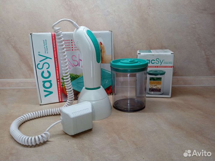 Zepter вакуумный насос, контейнер VacSy