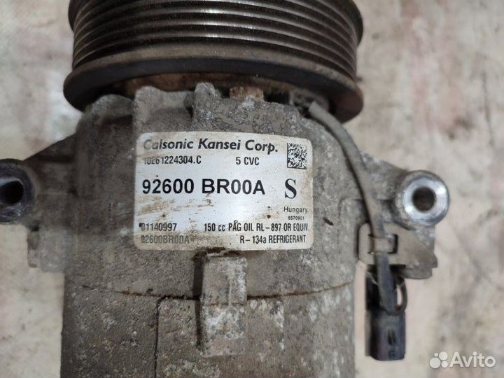 Компрессор кондиционера Nissan Qashqai J10 HR16