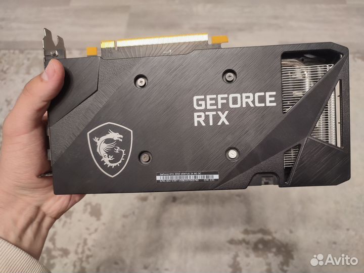 RTX3050 MSI ventus 2x OC 8gb