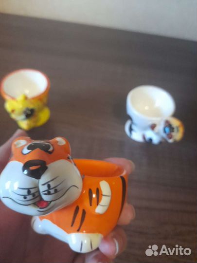 Керамические подставки под яйца