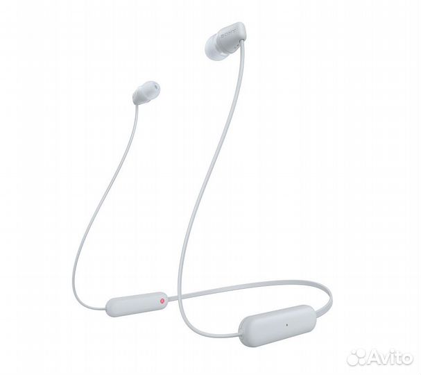Наушники Sony WI-C100, белый