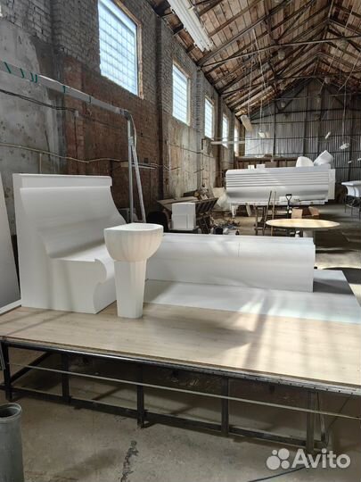 Мебель в хамам. Купол, скамейки, скорлупа в хамам