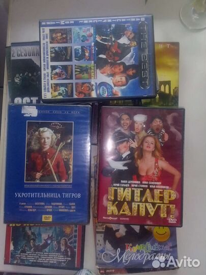 Диски пакетом фильмы DVD 14 штук