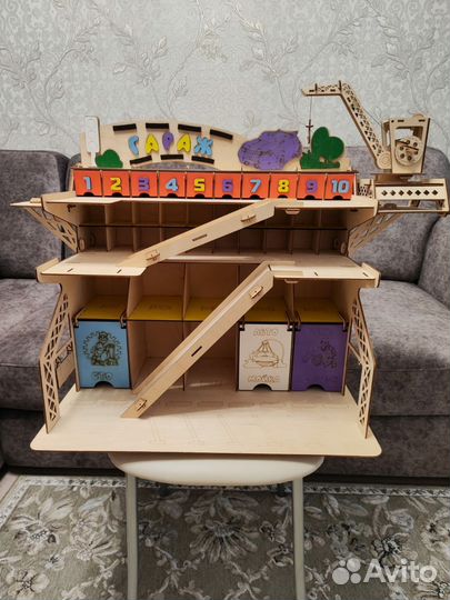 Парковка-гараж деревянная