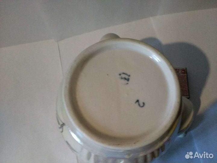 Большой кофейный чайник СССР фарфор