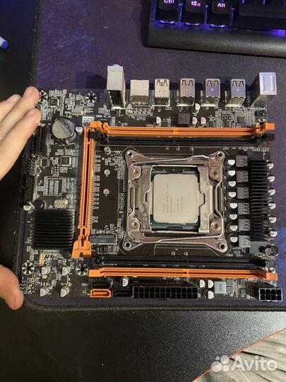 Комплект Материнка X99Hv1.41 + Проц 2660 v3