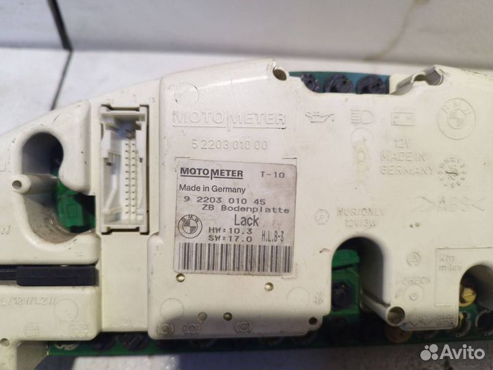 Панель приборов (щиток) BMW 3 E36 1993 9220301045