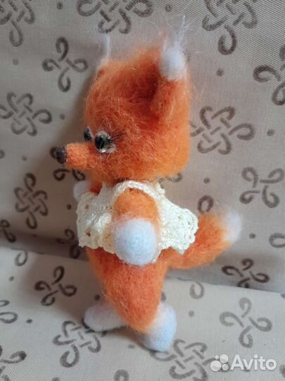 Игрушка вязаная, ручки и ножки подвижные