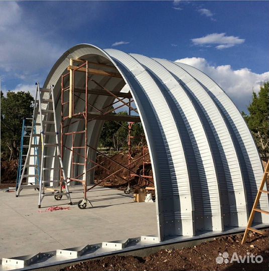 Ангар 18х30х6 сборно разборный бескаркасный