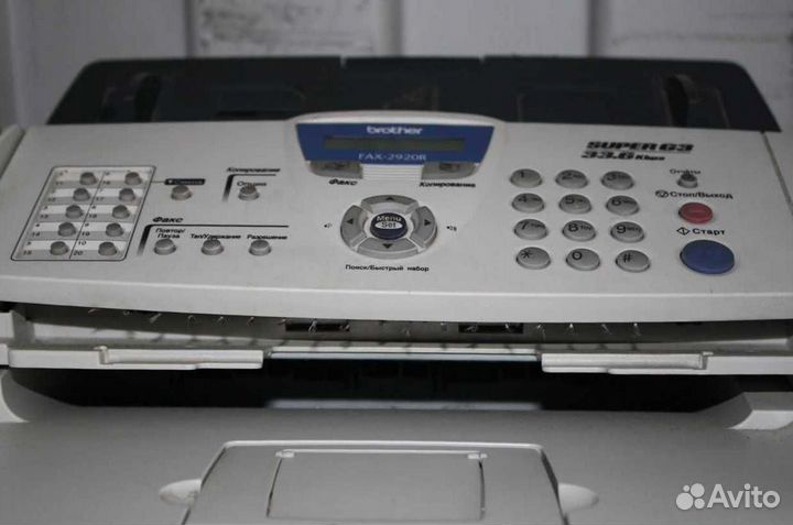 Мфу лазерное Brother FAX-2920R, ч/б, A4