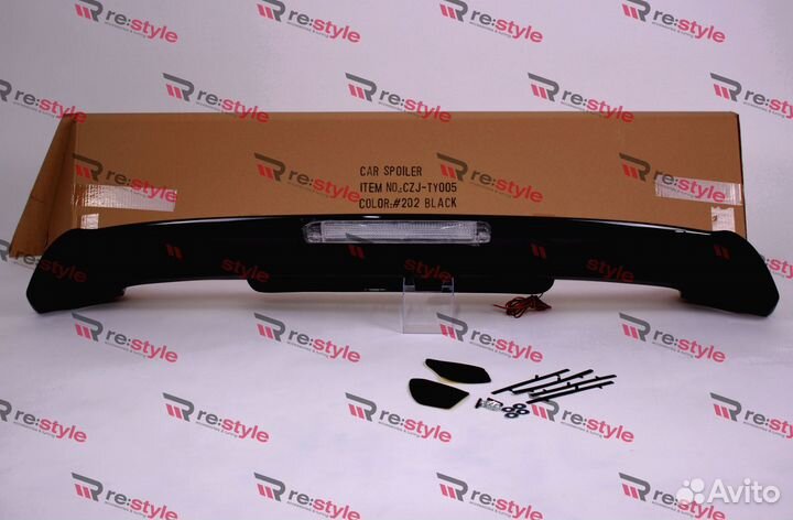 Спойлер наверх Toyota Land Cruiser 100 Чёрный 202