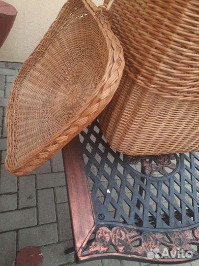 Корзина из ротанга