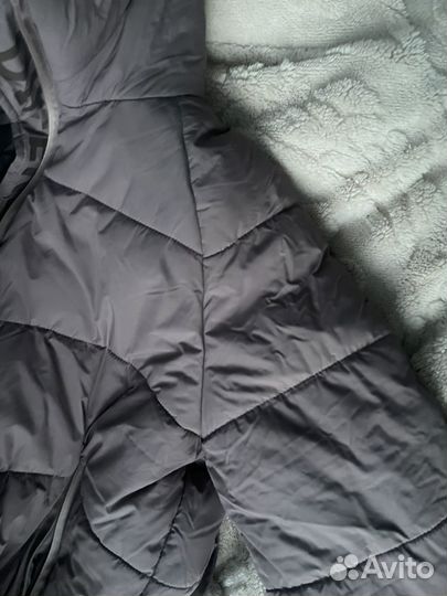Пуховик длинный