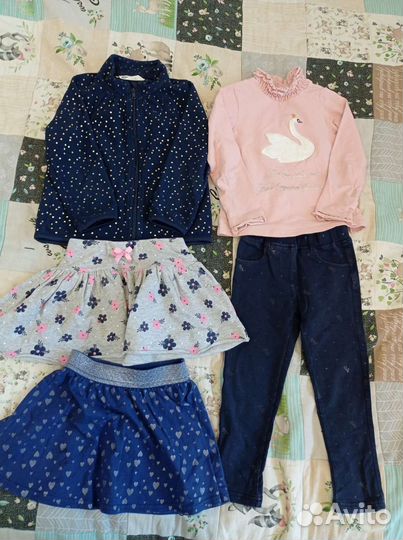 Вещи на девочку пакетом 104 р