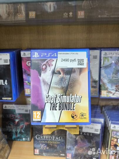 Игры диски на ps4 Goat simulator