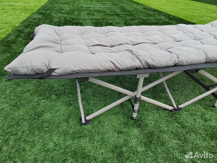 Раскладушка с матрасом туристическая для рыбалки