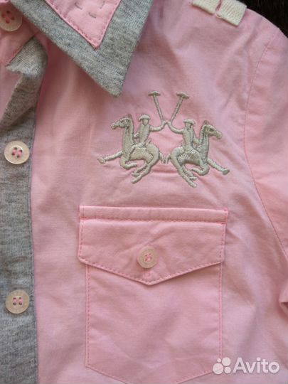 Рубашка La Martina для девочки, размер 92