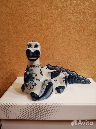 Штоф Гжель Дракоша