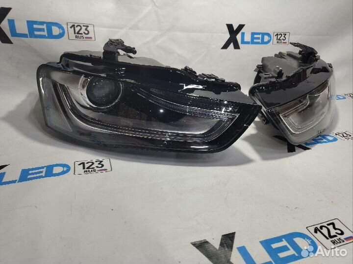 Фара правая левая audi A4 B8 рест не адаптивные