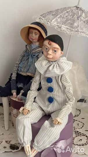 Кукла в морском стиле / Винтаж