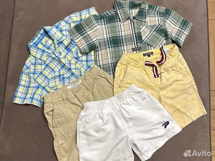 Летняя одежда для мальчика пакетом 116 122