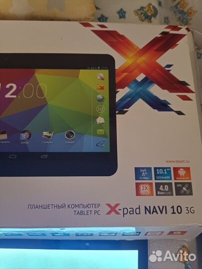 Планшетный компьютер Texеt navi 10 3g