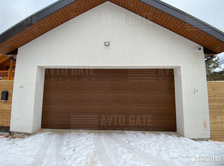 Гаражные секционные ворота