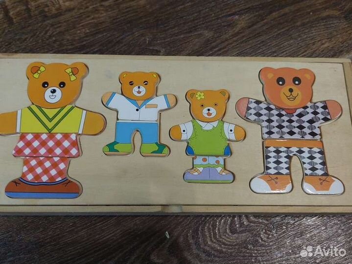 Деревянные мишки