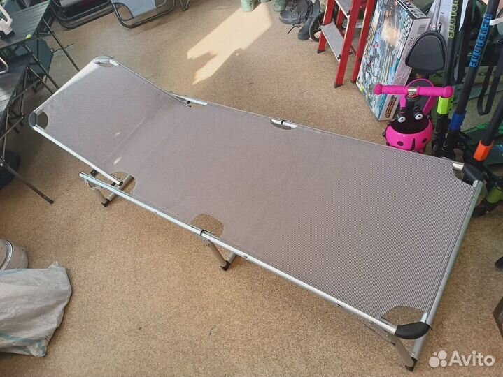 Раскладушка алюминиевая