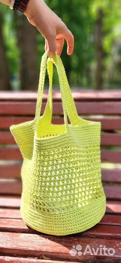 Cумка из хлопкового шнура