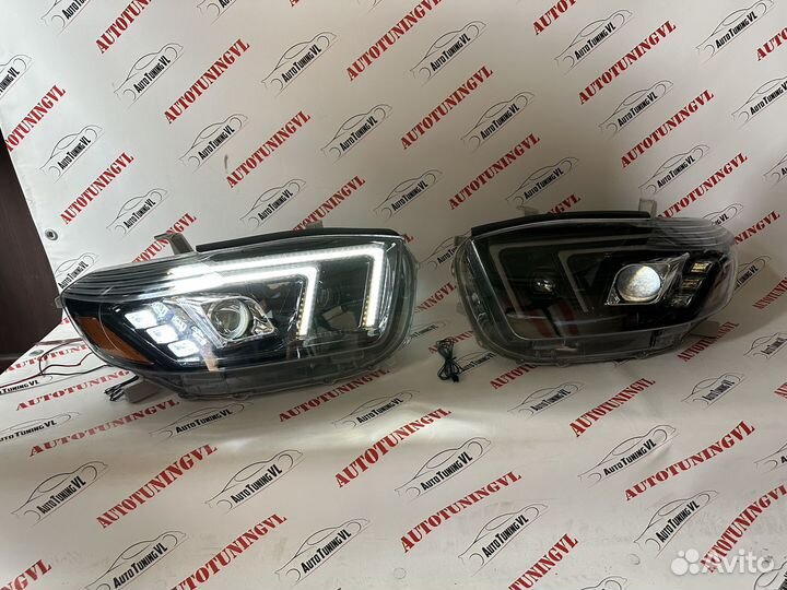 Фары на Toyota Highlander (2008-2010 год)