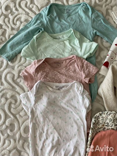 Вещи пакетом на девочку74-80