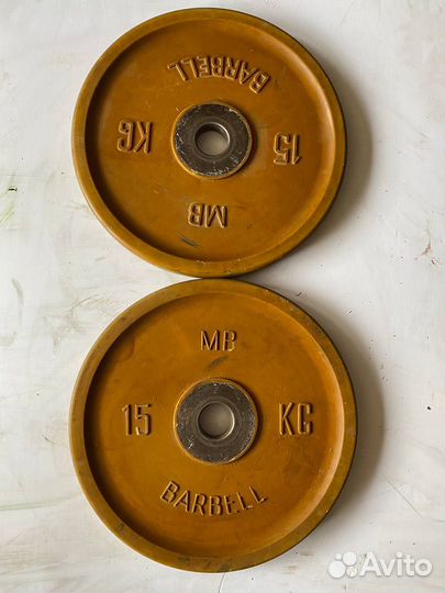 Блины для штанги обрезиненные