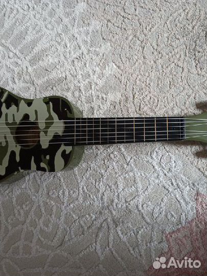 Детская гитара камуфляж
